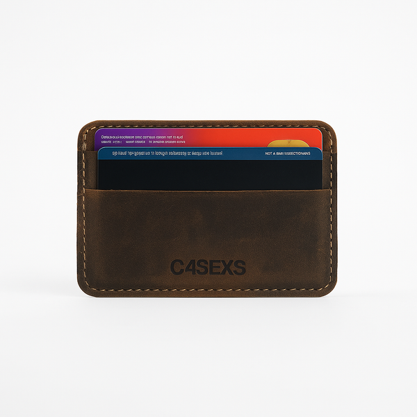 Pure Leather Slim Pocket Card Wallet