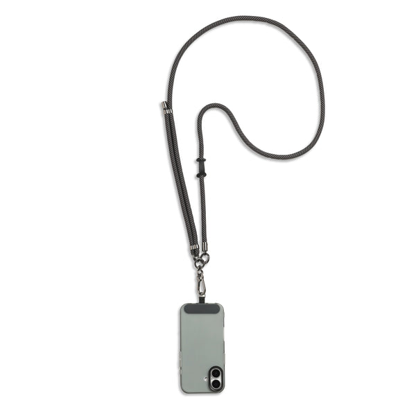 Black Crossbody Phone Lanyard - Cord