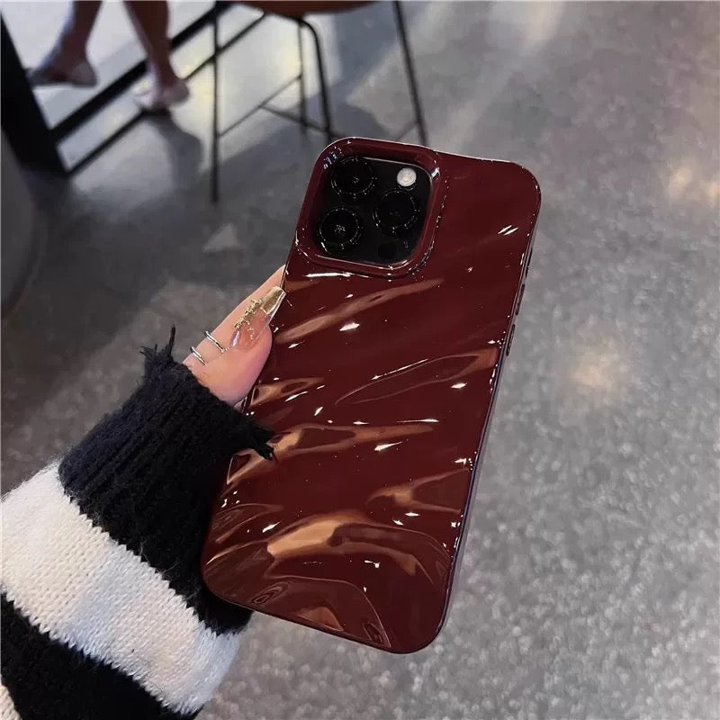 Cherry Red Wave iPhone Case – CASEXS Cherry Red Wave iPhone Case – CASEXS