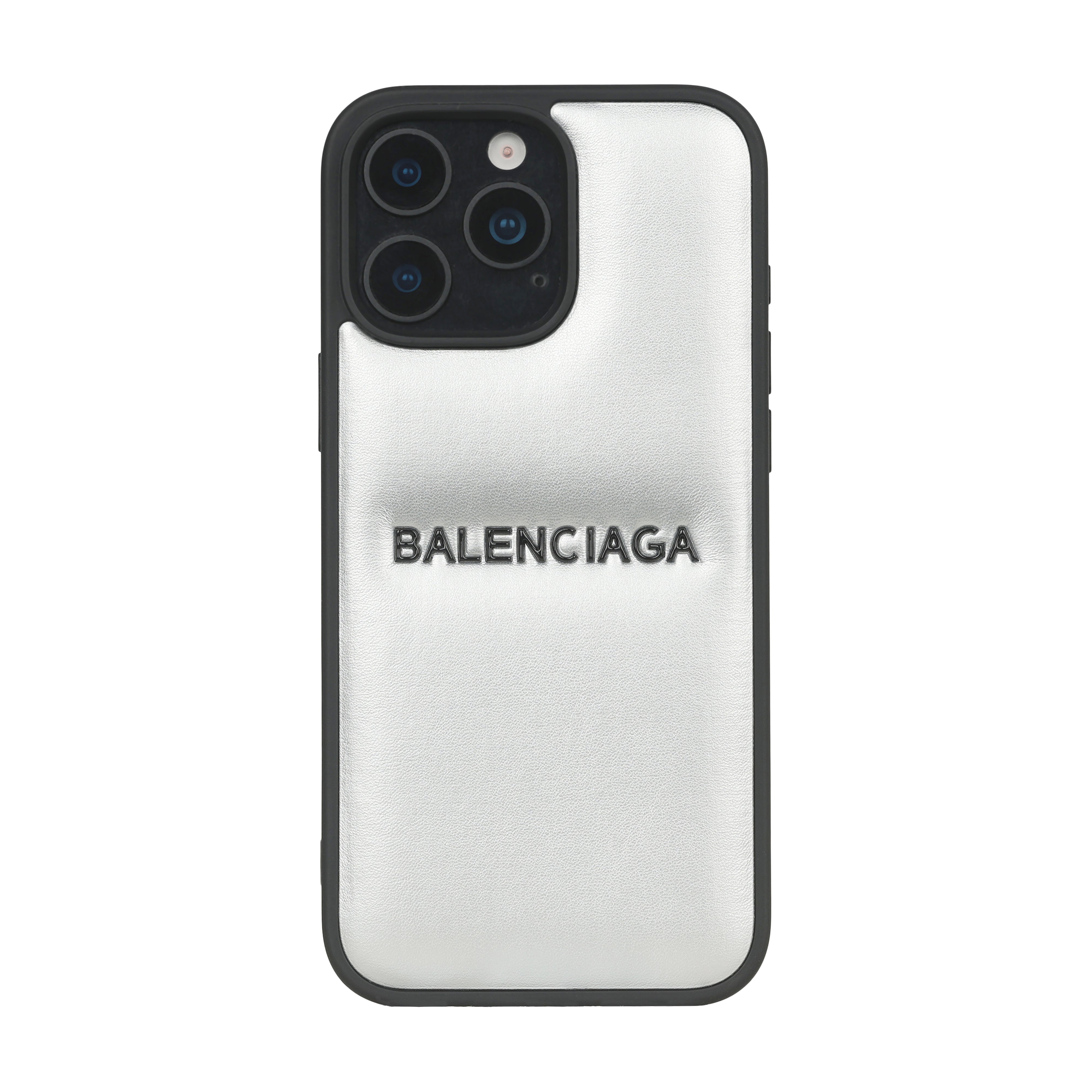 Balenciga white Embossed iPhone Case – CASEXS