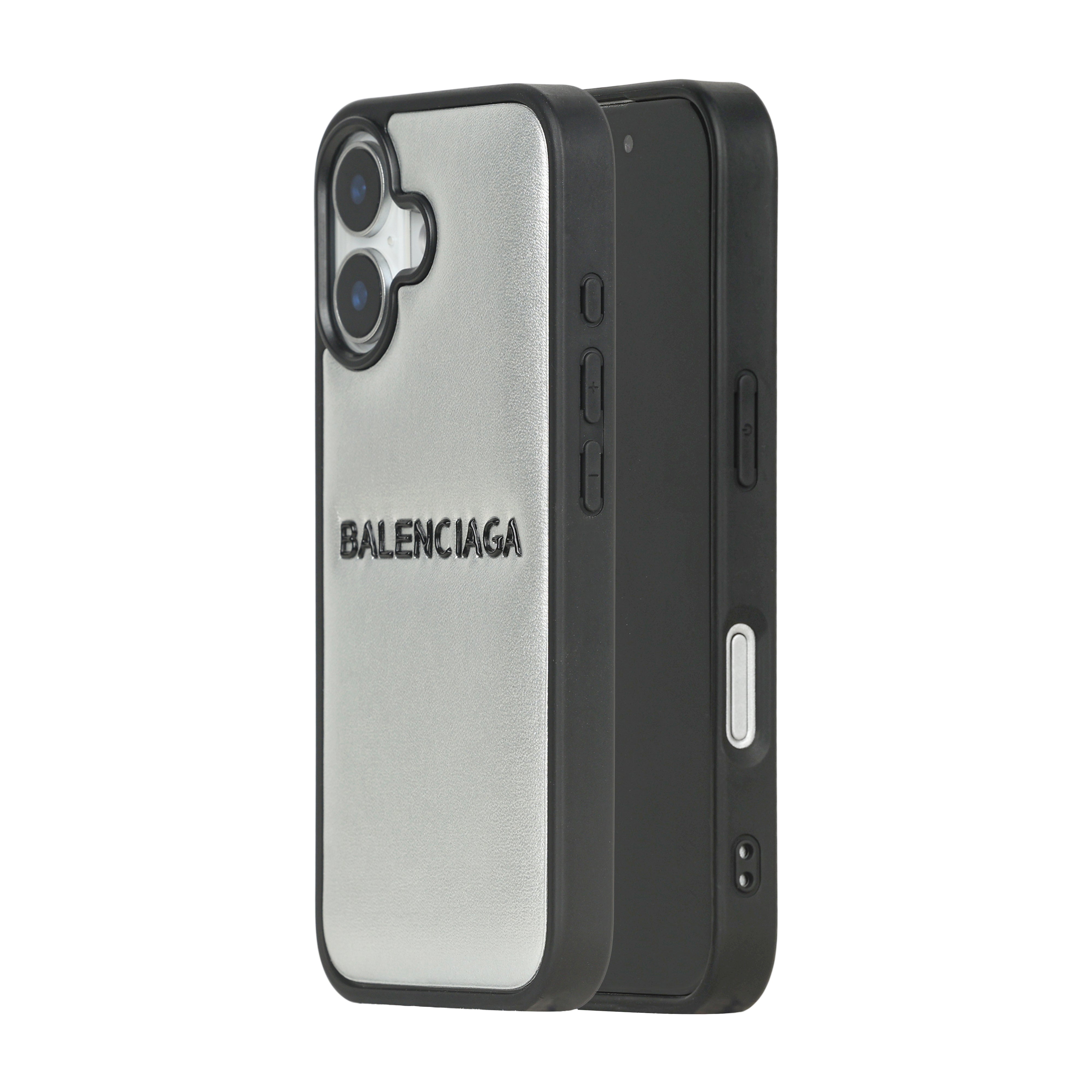 Balenciga white Embossed iPhone Case – CASEXS