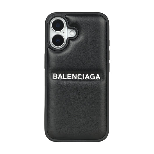 Balenciga Black Embossed iPhone Case – CASEXS Balenciga Black Embossed iPhone Case – CASEXS