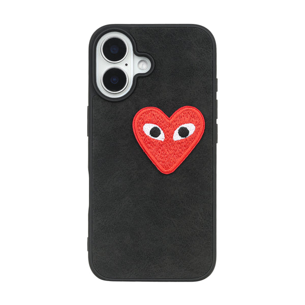 CDG Play Soft Texture iPhone Case
