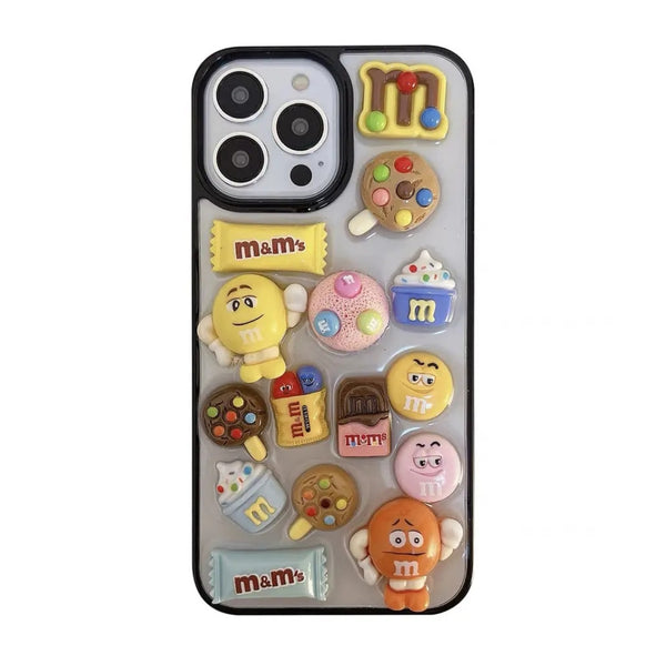 3D M&M Resin iPhone case
