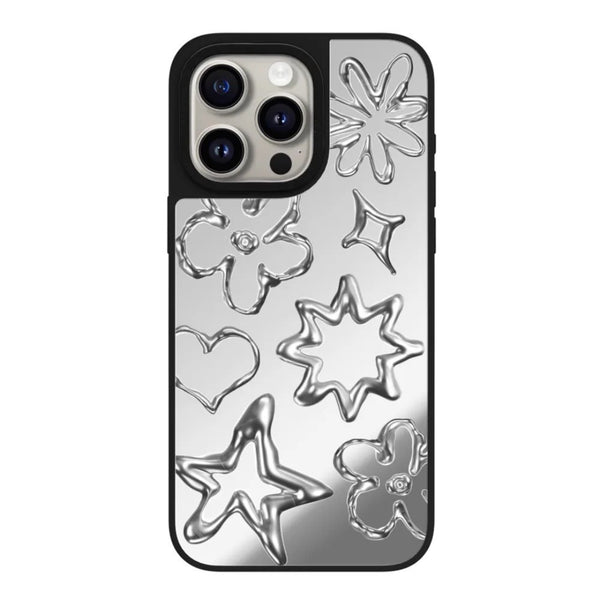 Chrome Pop Mirror Strix MagSafe iPhone Case